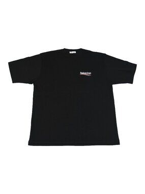 Balenciaga Political Campaign T-Shirts Black